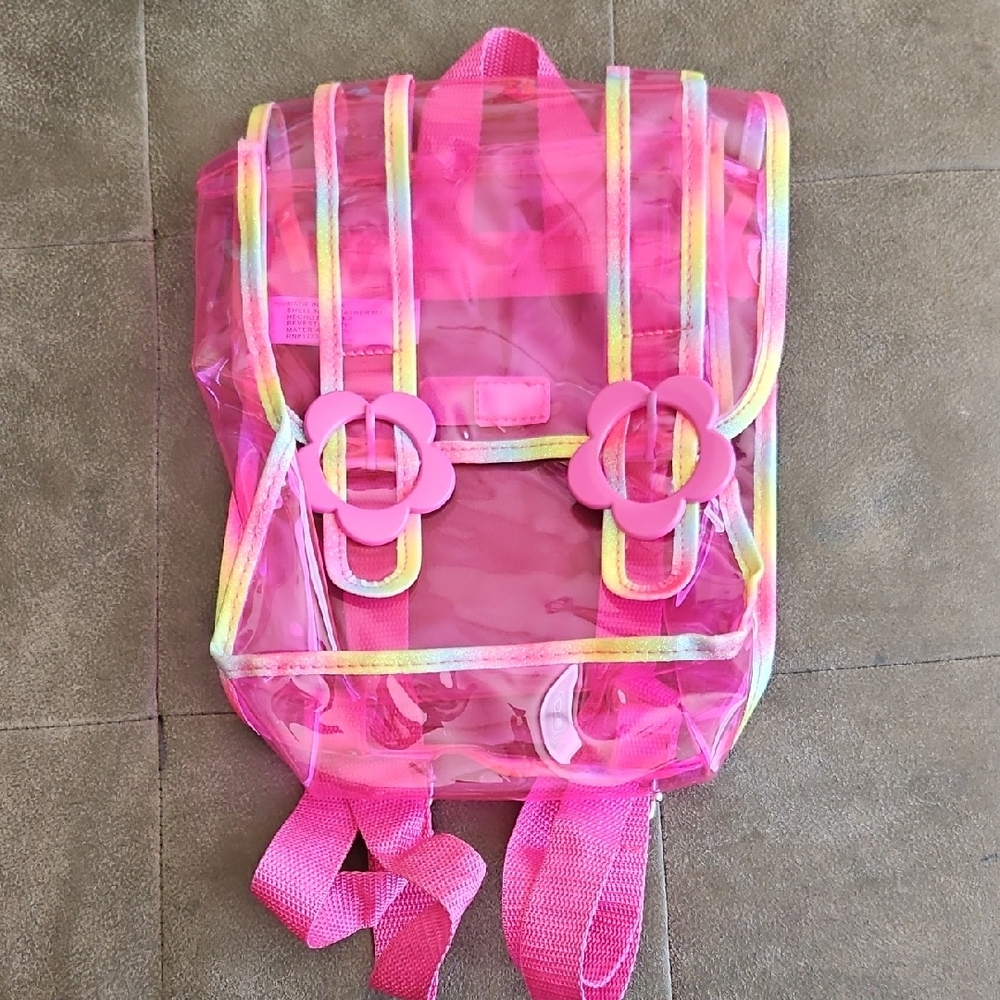 Pink Floral Backpack